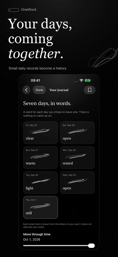 One Word — another look at the app